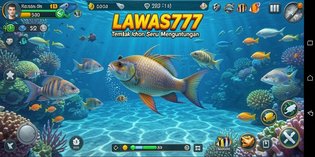 Gameplay seru Tembak Ikan di LAWAS777 dengan grafis menarik.