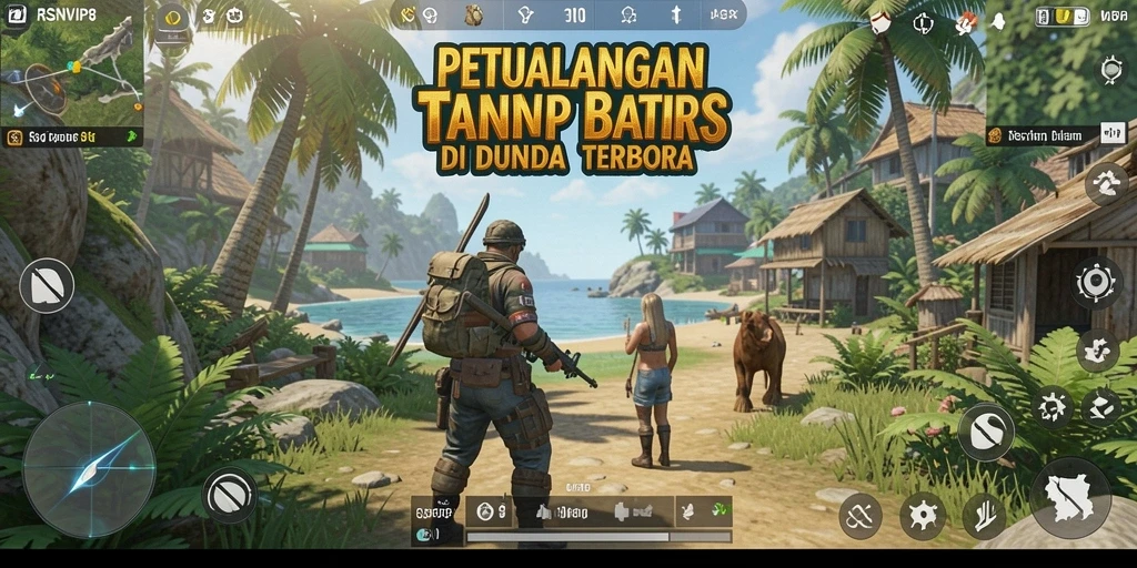 Tampilan gameplay menarik di dunia terbuka RSNVIP8.